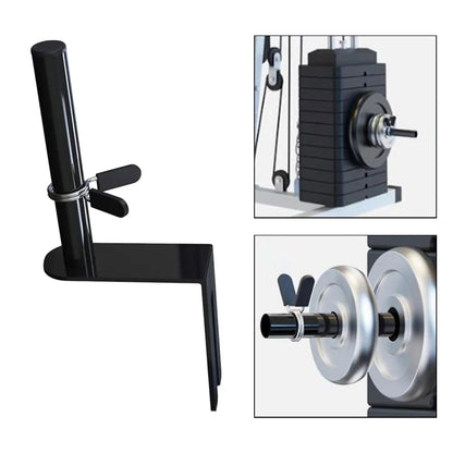 Gym Weight Stack Extender Gym Machine Barbell Parts Steel Weight - GabyFit Goods