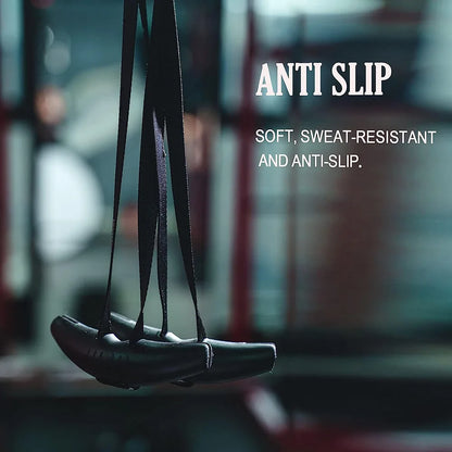 1pair Gym Pull Up Handles Rubber Grip Heavy Duty Cable Machine Handles Weight-lifting Gym Equipment - GabyFit Goods