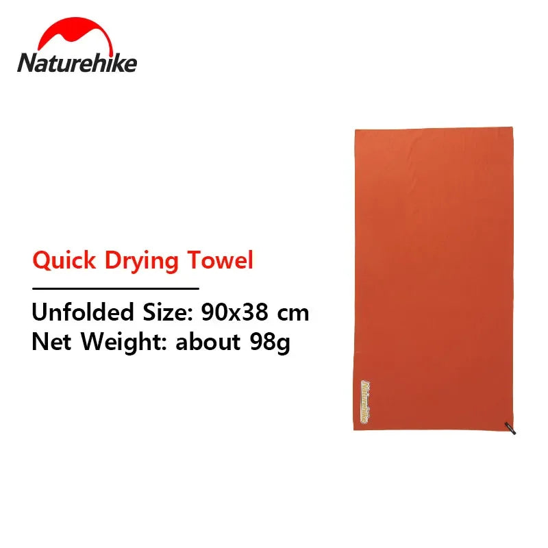 Naturehike Quick Dry Towel Lightweight Outdoor Microfiber Sports Gym Towel with Storage Bag Swimming Camping Beach Gym Towels - GabyFit Goods