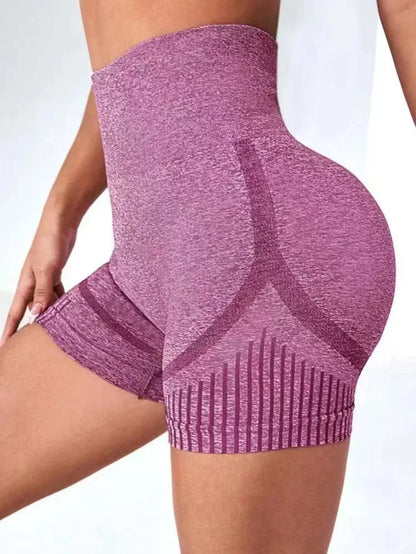 Women Yoga Shorts High Waist Workout Shorts Fitness Yoga Lift Butt Fitness Ladies Yoga Gym Running Short Pants Sportswear - GabyFit Goods
