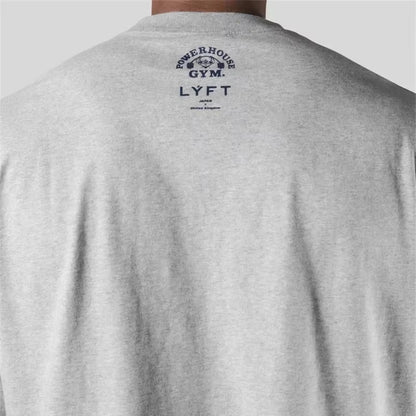 LYFT Graphic Men's T-shirt Running Sports Gym Fitness Bodybuilding Printed Cotton T Shirt Men Summer Jogging Training Male Tops