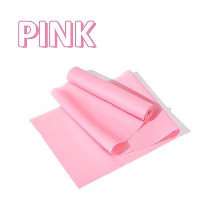 Yoga Pilates Elastic Resistance Band Fitness Training Band 150cm Fitness Elastic Rubber Gym Natural Rubber - GabyFit Goods