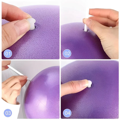 Yoga Pilates Explosion-Proof Ball Exercise Gymnastic Fitness Balance Gym Core Indoor Training Mini Balls Small Therapy Improves - GabyFit Goods