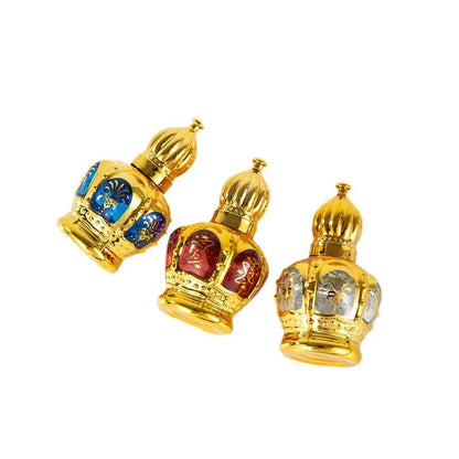 12ml Middle East Dubai Style Glass Roller Ball Perfume Bottle Portable Cosmetic Vials Empty Containers