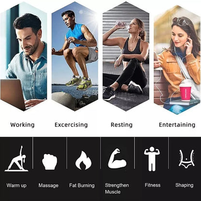 USB Rechargeable Intelligent Muscle Training Device for Fitness Body Shaping Abdominal Training Electric Slimming Massager - GabyFit Goods