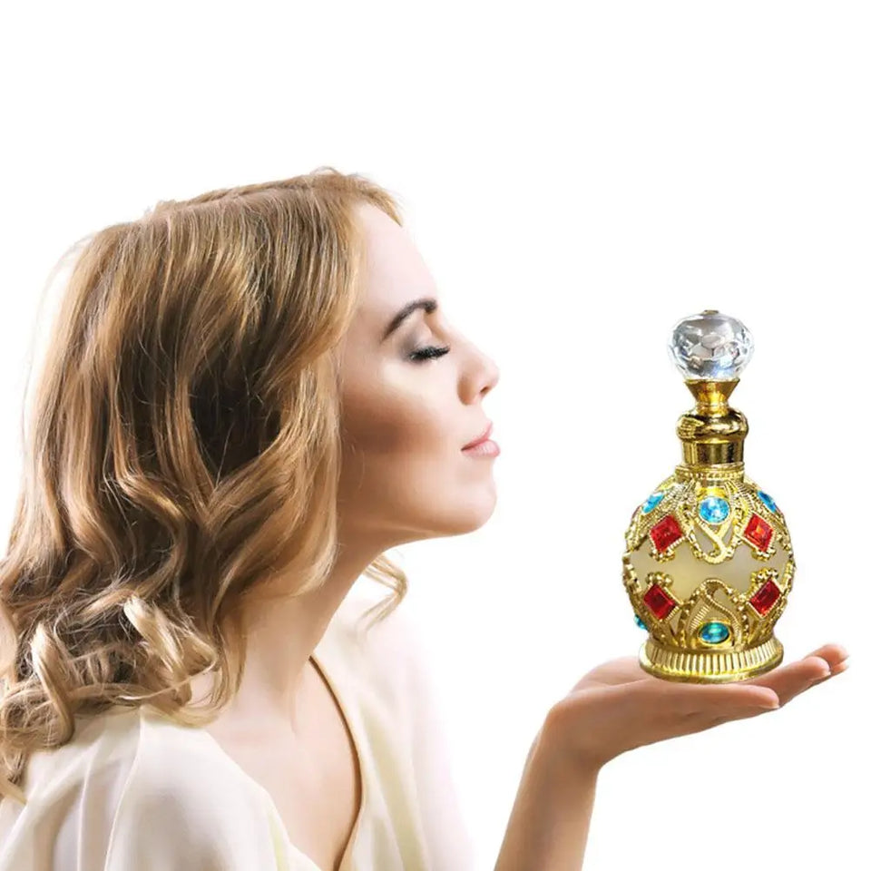 15ML Dubai Luxury Enamelled Alloy Perfume Arabian Middle Eastern Style Long Lasting Perfume For Men And Women Sex Attraction Oil
