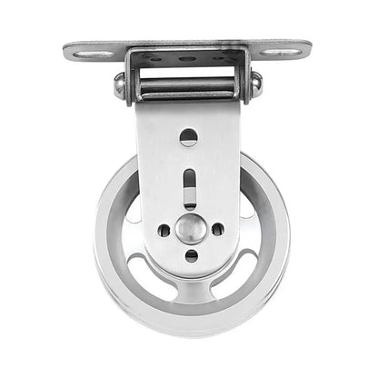 Wall-mounted Gym Home Rotating Silent Pulley Bearing Pulley for DIY Gym Equipment Pulley Block Stainless Steel Mute BearingWheel - GabyFit Goods