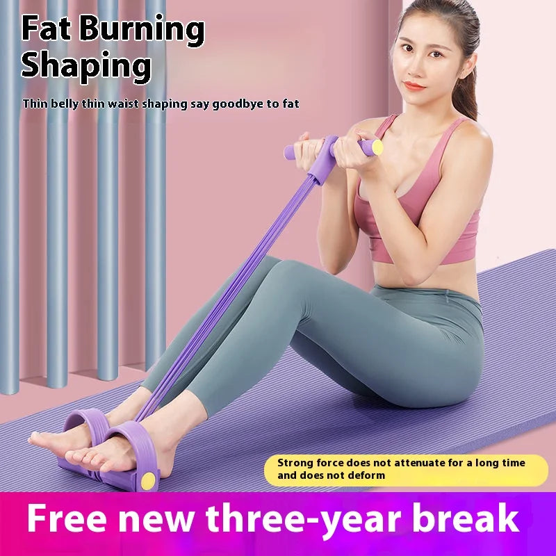 Multifunction Tension Rope Resistance Band Elastic Pedal Puller Leg Stretching Slimming Training Portable Fitness Equipment - GabyFit Goods