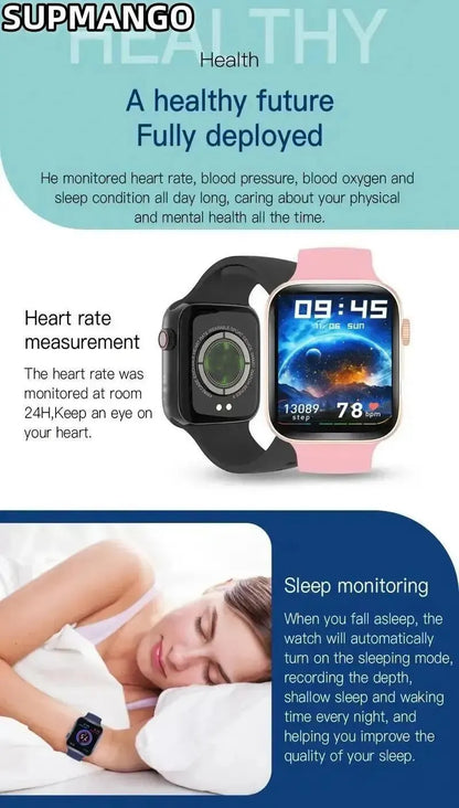 S8 Smart Watch Smartwatch X7 Men Dial Call Smart Watch Tracker Health Sport Tracker Women Watch X8 - GabyFit Goods