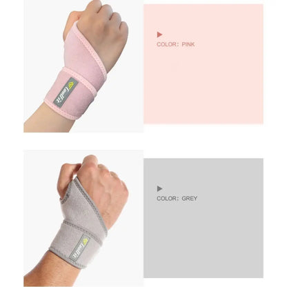 Wrist Guard Band Brace Support Carpal Tunnel Sprains Strain Gym Strap Sports Pain Relief Wrap Bandage Protective Gear Gym - GabyFit Goods