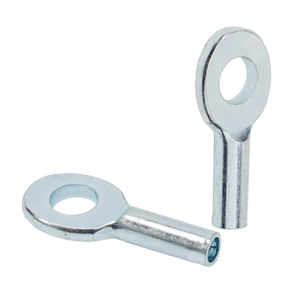 10pcs Gym Pulley Machine Cable Eyelet Terminal Wire Rope Port Joint Stopper Gym Gyms Steel Wire Gym Pulley Machine Cable Eyelet