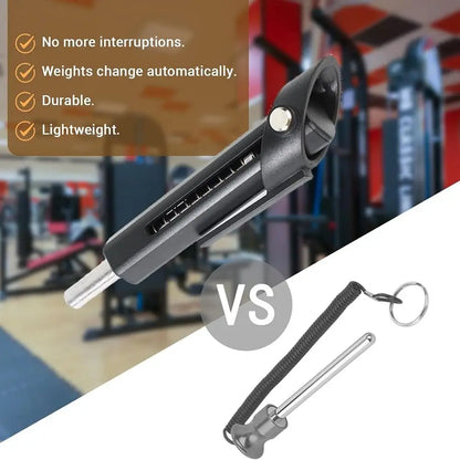 Universal Gym Accessories Gym Pin Fitness Equipment Security Lock Weight Reduction Latch Anti-Rust drop set pins gym - GabyFit Goods