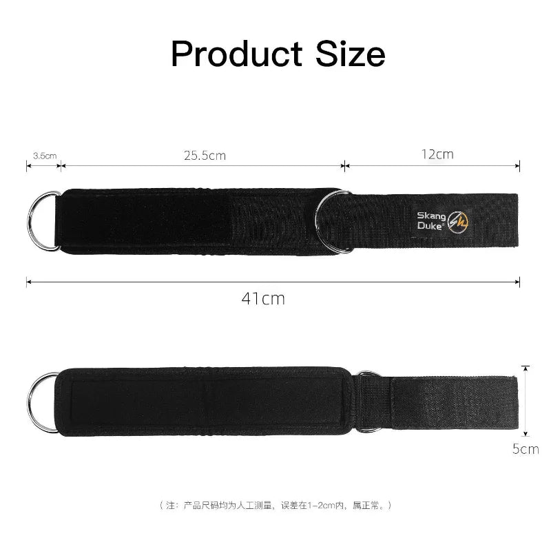Ankle Strap Bodybuilding Gym Pulley Anklet Training Ankle Cuff Gym Equipment D-Ring Resistance Weight Leg Training Brace Support - GabyFit Goods