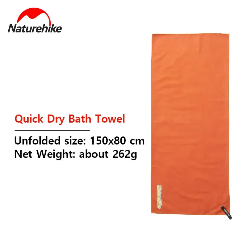 Naturehike Quick Dry Towel Lightweight Outdoor Microfiber Sports Gym Towel with Storage Bag Swimming Camping Beach Gym Towels - GabyFit Goods