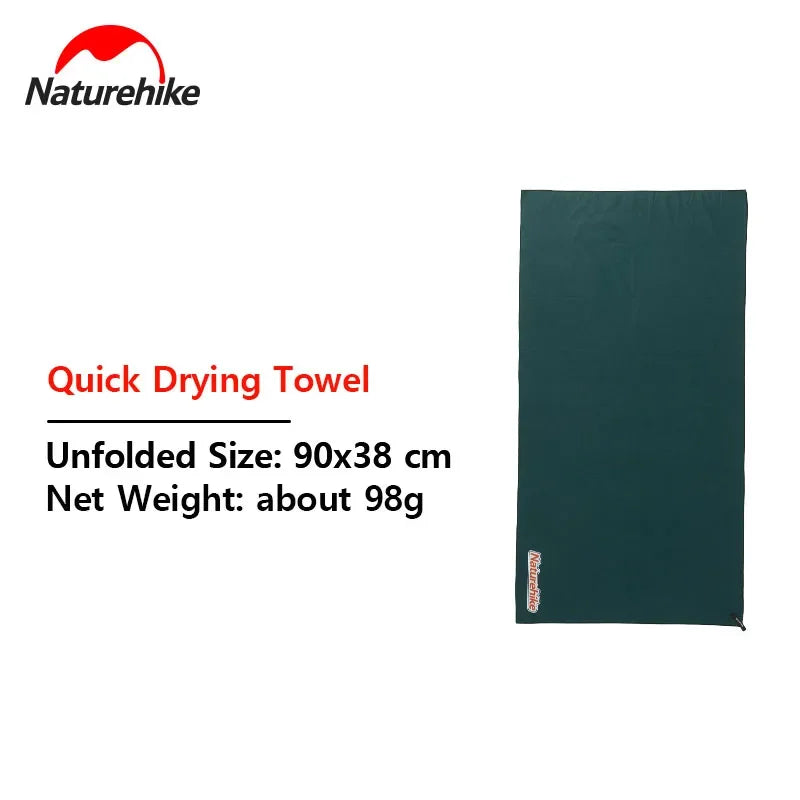Naturehike Quick Dry Towel Lightweight Outdoor Microfiber Sports Gym Towel with Storage Bag Swimming Camping Beach Gym Towels - GabyFit Goods