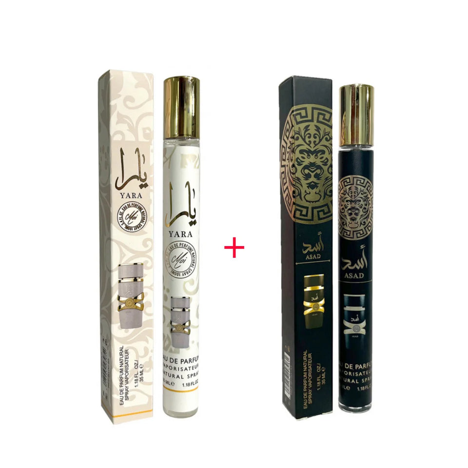 4PCS 35ml High Quality Arabian Yara Perfumes Men's Women Eau De Toilette Long-lasting Floral Fragrance Cologne Portable Perfume