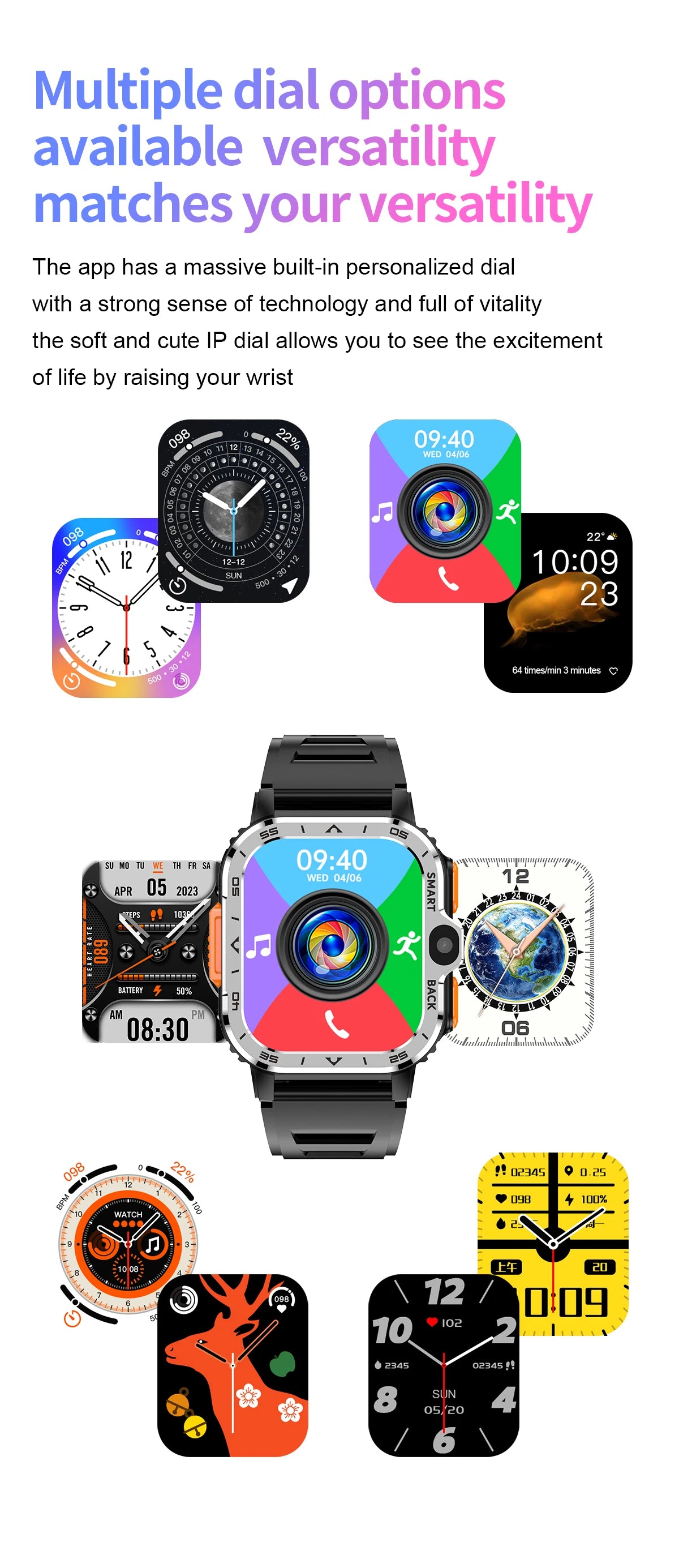 Valdus PGD Android Smart Watch Men GPS 16G/64G ROM Storage HD Dual Camera NFC 2G 4G SIM Card WIFI Wireless Fast Internet Access - GabyFit Goods