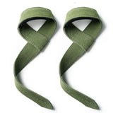 1Pair 4mm Cowhide Weight lifting Wrist Straps Fitness Bodybuilding Training Gym lifting straps NonSlip Gym Grip Deadlift Pull-up