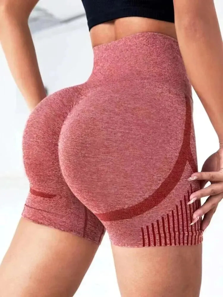 Women Yoga Shorts High Waist Workout Shorts Fitness Yoga Lift Butt Fitness Ladies Yoga Gym Running Short Pants Sportswear - GabyFit Goods