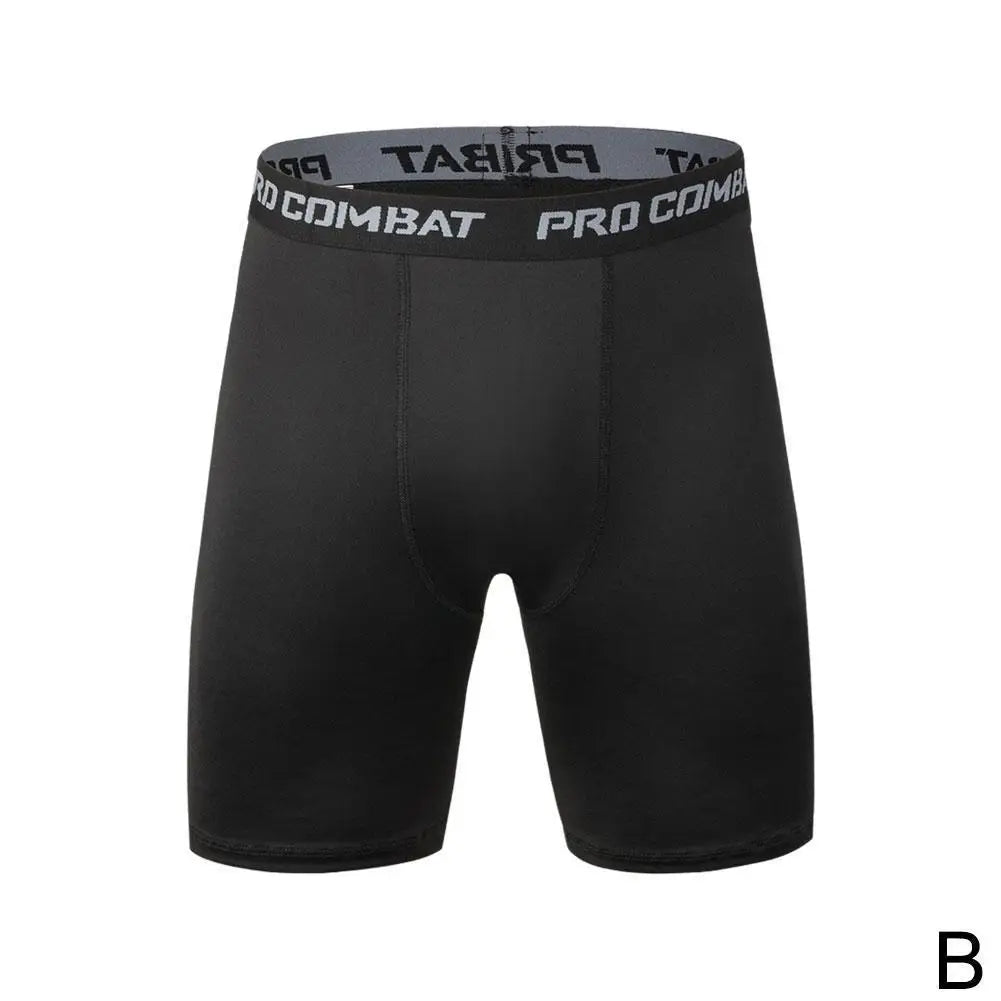 Men's Leggings Compression Pants Sports Leggings Basketball Quarter Shorts Quick Drying Running Training Stretch Fitness Pants - GabyFit Goods