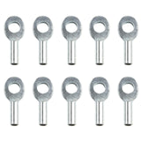 10pcs Gym Pulley Machine Cable Eyelet Terminal Wire Rope Port Joint Stopper Gym Gyms Steel Wire Gym Pulley Machine Cable Eyelet