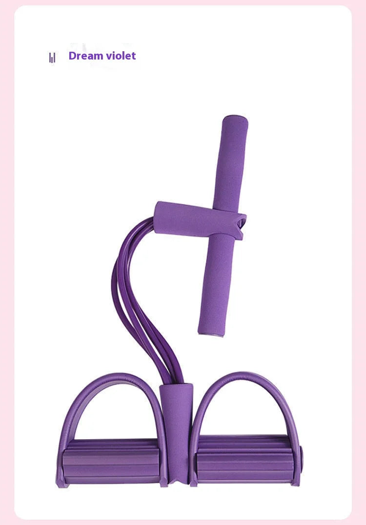 Multifunction Tension Rope Resistance Band Elastic Pedal Puller Leg Stretching Slimming Training Portable Fitness Equipment - GabyFit Goods