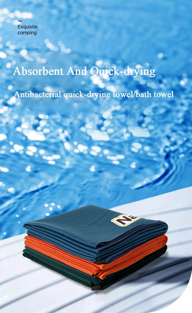 Naturehike Quick Dry Towel Lightweight Outdoor Microfiber Sports Gym Towel with Storage Bag Swimming Camping Beach Gym Towels - GabyFit Goods