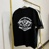 Gym Sport T Shirt Men Cotton Short Sleeve Top Man Workout Bodybuilding Tee