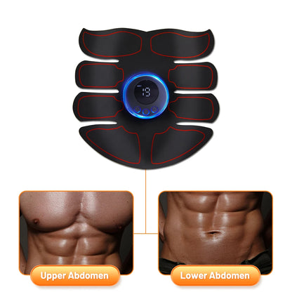 USB Rechargeable Intelligent Muscle Training Device for Fitness Body Shaping Abdominal Training Electric Slimming Massager - GabyFit Goods