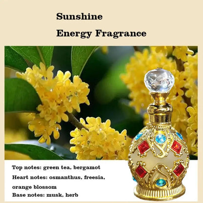 15ML Dubai Luxury Enamelled Alloy Perfume Arabian Middle Eastern Style Long Lasting Perfume For Men And Women Sex Attraction Oil - GabyFit Goods