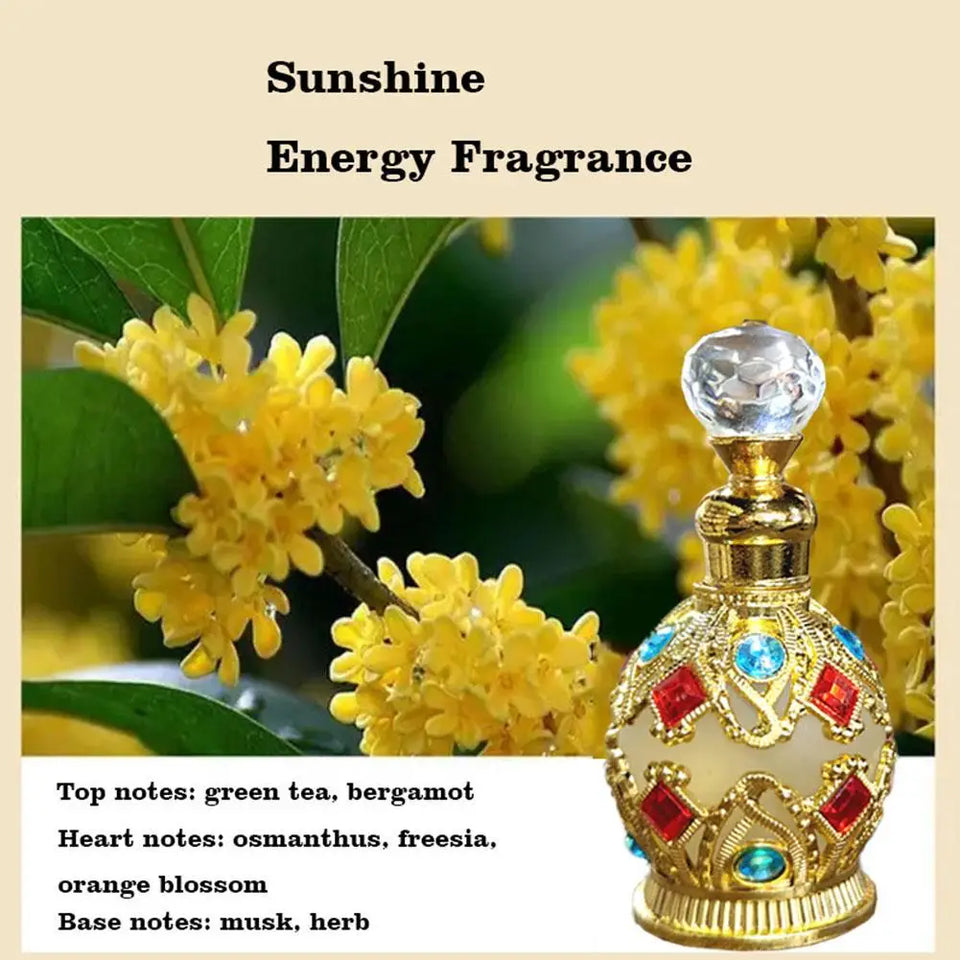 15ML Dubai Luxury Enamelled Alloy Perfume Arabian Middle Eastern Style Long Lasting Perfume For Men And Women Sex Attraction Oil