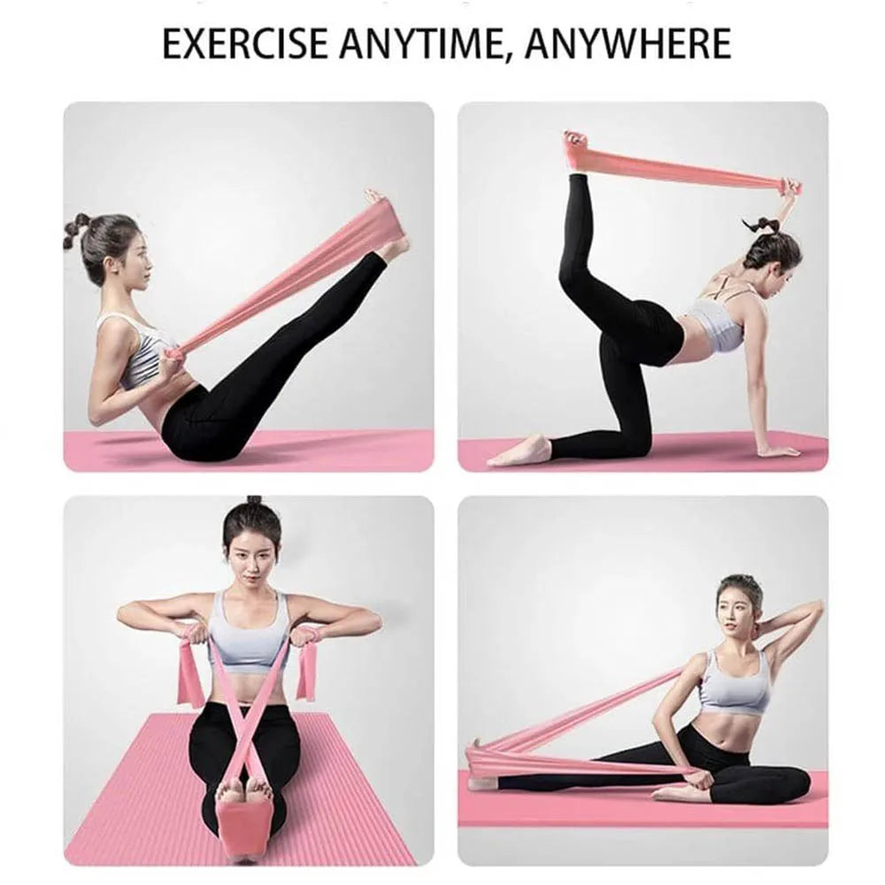 Resistance Bands for Working Out Exercise Bands Physical Therapy Outdoor Fitness Training Pilates Home Gym Stretch Elastic Band - GabyFit Goods