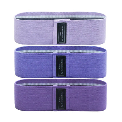 Squat glute workout Non-slip trainer thick band Fabric Resistance Elastic Booty Bands Stretch Fitness Strips Loops Yoga Equipmet - GabyFit Goods