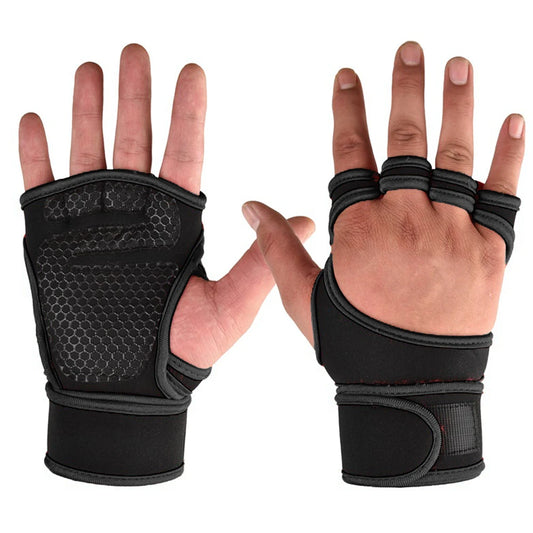 Weight Lifting Training Gloves for Women Men Fitness Sport Cycling Breathable Gym Gloves Palm Protector Fingerless Gym Equipment - GabyFit Goods