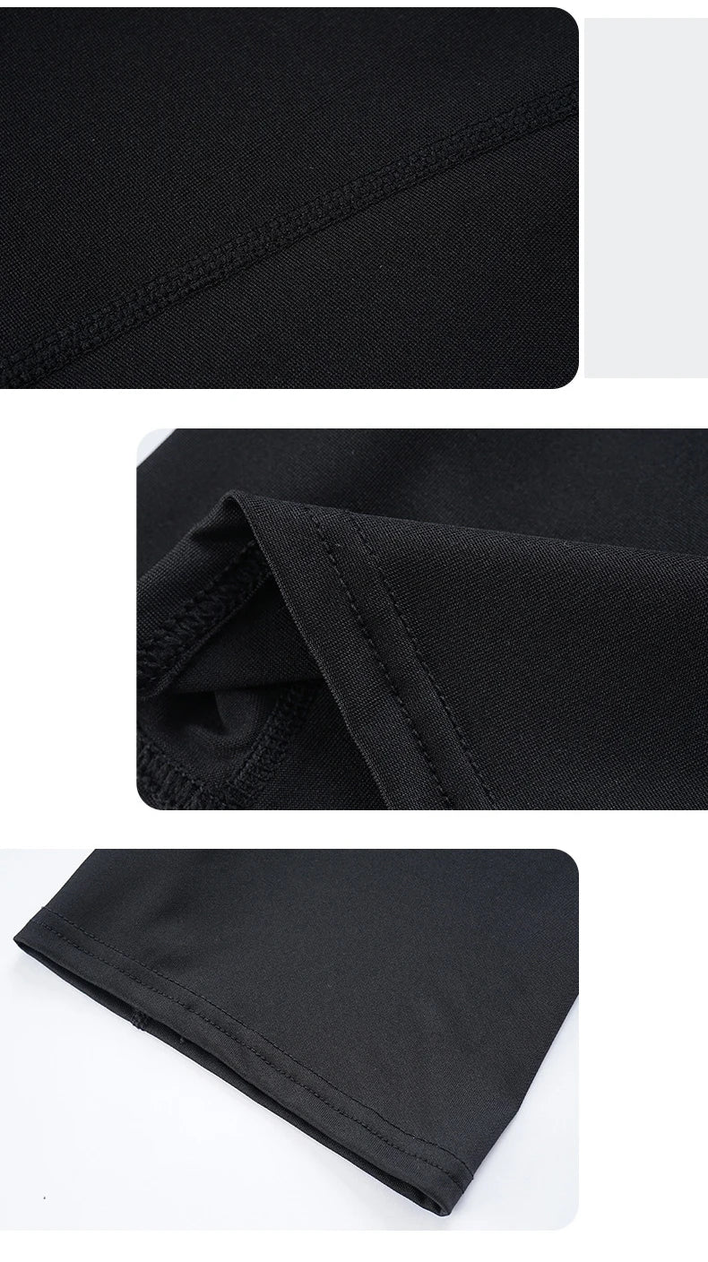 Men's fitness pants for summer exercise, slim fit, elastic, quick drying, tight fitting sports shorts for basketball and soccer - GabyFit Goods