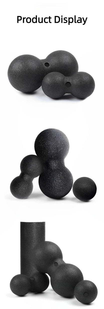 Yoga Peanut Balls Body Massage Fascia Ball Suit Foam Block High Density Muscle Relaxation Lacrosse Exercise Fitness Relieve Pain - GabyFit Goods