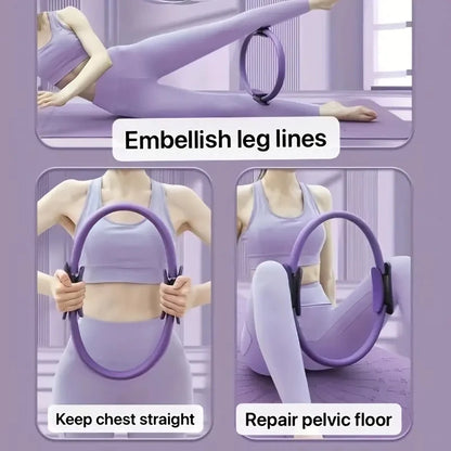 8-Piece Yoga Fitness Kit Home Workout Yoga Equipment Accessories for Stretching, Shaping and Core Training Fitness Equipment