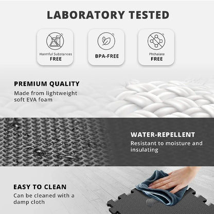 30*30Cm Sports Protection Gym Mat Eva Cross Pattern Floor Mat Non-Slip Yoga Fitness Gym Foam Mat Splicing Foam Mat - GabyFit Goods