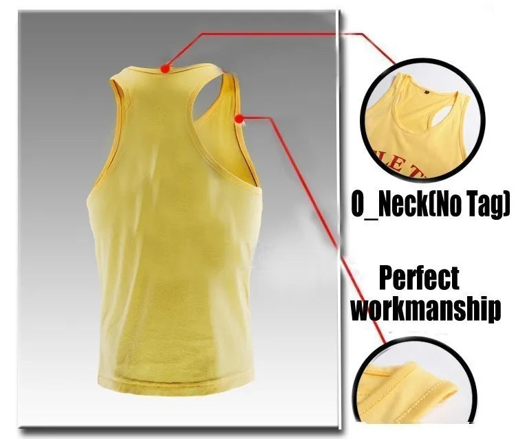 Muscle Mens Bodybuilding Stringer Tank Top gym Clothing Y back Fitness sleeveless vest shirt Weightlifting singlets - GabyFit Goods