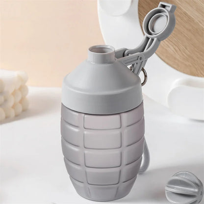 600ml Fitness Sports Water Bottle Fashion Simple Shaker Cup Protein Powder Nutrition High-capacity Milkshake Mixing Cup - GabyFit Goods