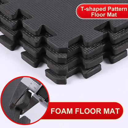 30*30Cm Sports Protection Gym Mat Eva Cross Pattern Floor Mat Non-Slip Yoga Fitness Gym Foam Mat Splicing Foam Mat - GabyFit Goods