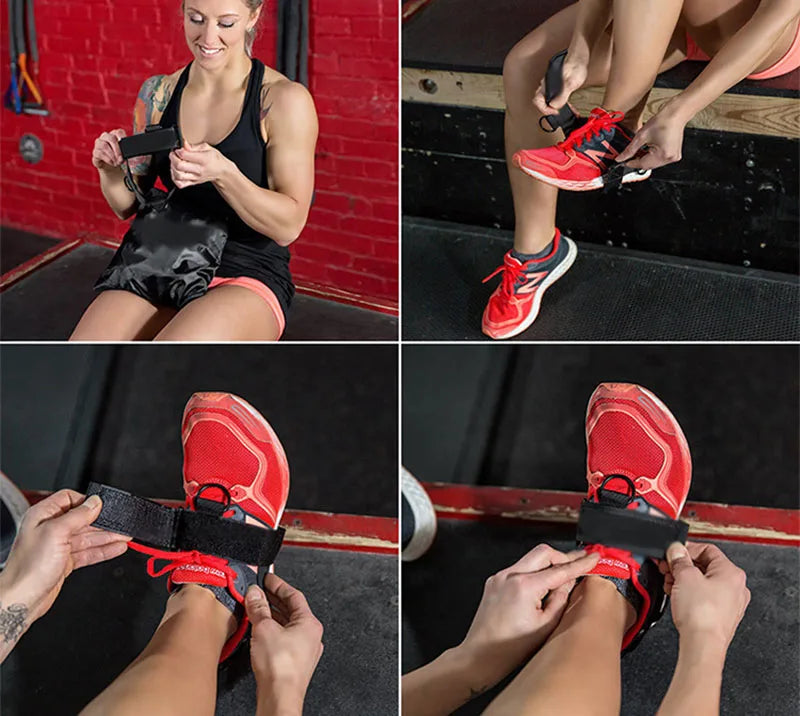 1 PC Ankle Straps gym Fitness Anklet Sports Anklet Foot Buckle Ankle Weights  gym Ankle Shackles Bodybuilding Resistance Strap