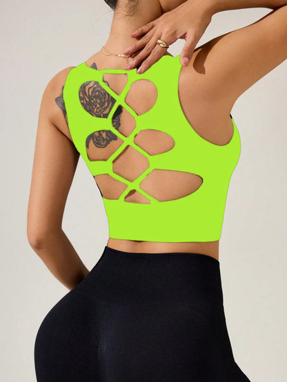 Outdoor sports high-intensity fitness vest sports beautiful back underwear yoga top