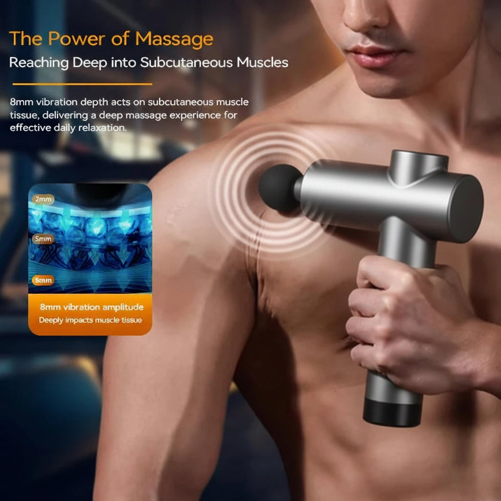 Premium Deep Tissue percussion massage gun for muscle recovery and fitness recovery