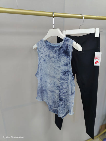 2PCS Seamless Yoga Set Women Gym Clothes Sportswear Yoga Suits Fitness Shirt Set Gym Set Tracksuits Leggings T-Shirt Sports Suit