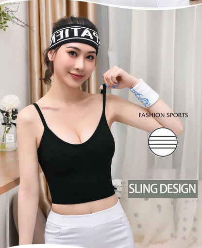 Breathable Sports Bra Anti Sweat Fitness Top Women Seamless Yoga Bra Shockproof Crop Top Push Up Sport Bra - GabyFit Goods