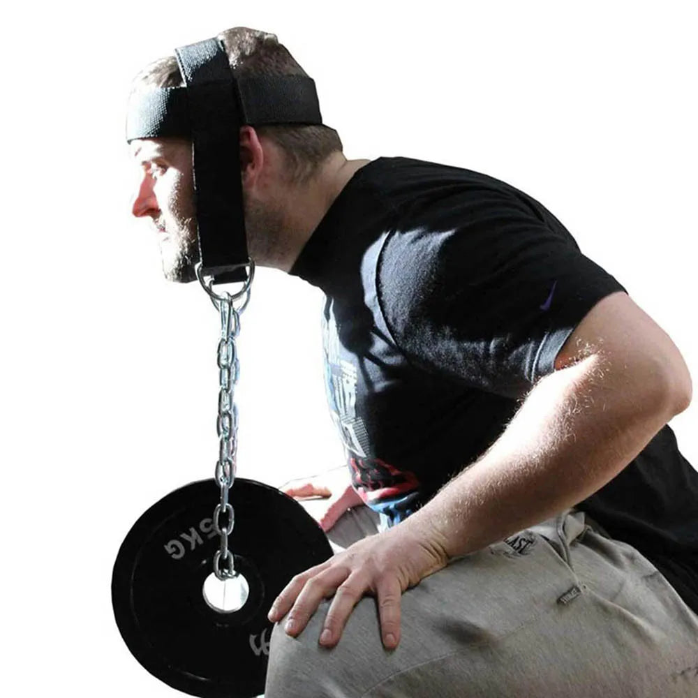 Head Neck Training Head Harness Body Strengh Exercise Strap Adjustable Neck Power Training Gym Fitness Weight Bearing cap - GabyFit Goods