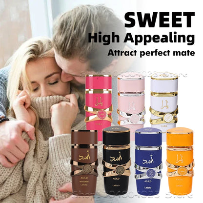 Lattafa Asad Bourbon original arab perfumes Lattafa Yara Perfume Long Lasting Pheromone Fragrances  For Women Men