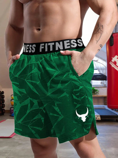 Men's sports shorts, fitness shorts, breathable and soft