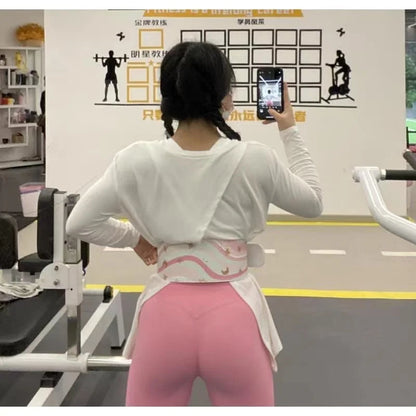 1Pcs Professional Women Gym Weightlifting Belt Bodybuilding Fitness Belt Barbell Powerlifting Training waist Protector Gym Belt - GabyFit Goods